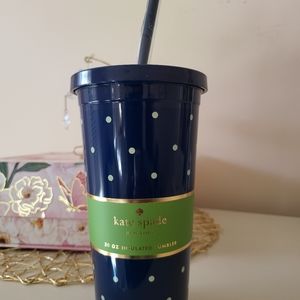 *sold* Kate Spade Tumbler w/ Straw